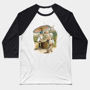 Victorian children playing shops Baseball T-Shirt